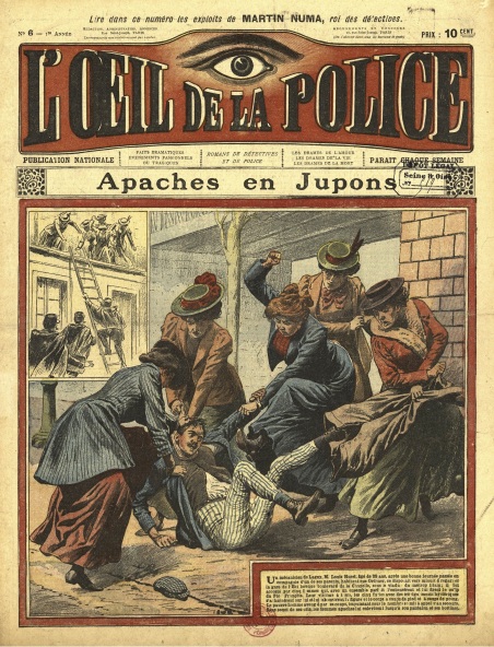 Apaches en Jupons L'Oeil de la police, 1908 N°6